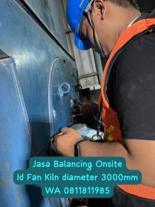 JASA BALANCING ONSITE ID FAN 3000 MM